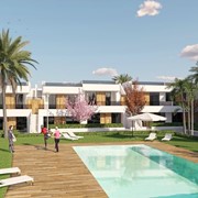 Te koop: Alhama Nature Resort - Residencial Gaudí ALHAMA DE MURCIA
begane grond met tuin 
3 bed, 2 bad