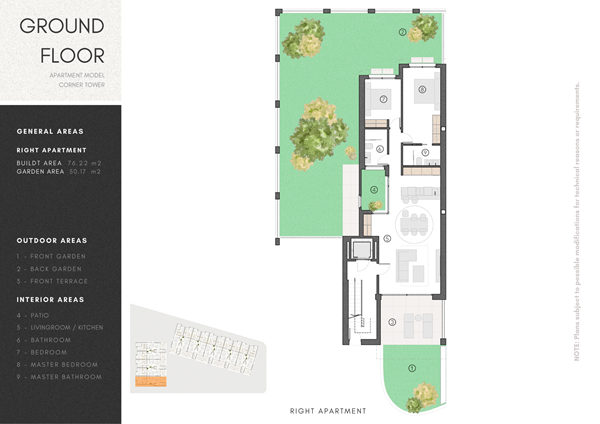 Calle Infanta Elena 22bg, 30710 Los Alcázares - 1.Ground floor corner model - Bloque Nº1.png