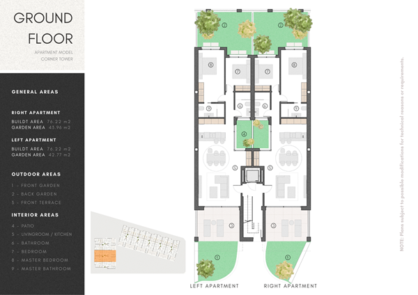 Calle Infanta Elena 22bg, 30710 Los Alcázares - 2.Ground floor center model - Bloque Nº2.png