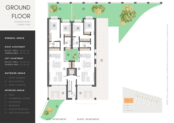 Calle Infanta Elena 22bg, 30710 Los Alcázares - 1.Ground floor corner model - Bloque Nº3.png