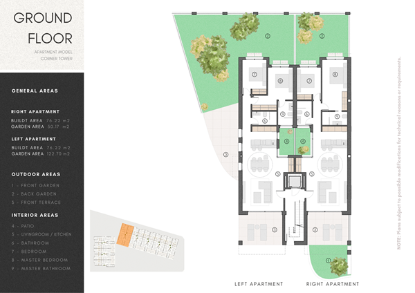 Calle Infanta Elena 22bg, 30710 Los Alcázares - 1.Ground floor corner model - Bloque Nº4.png