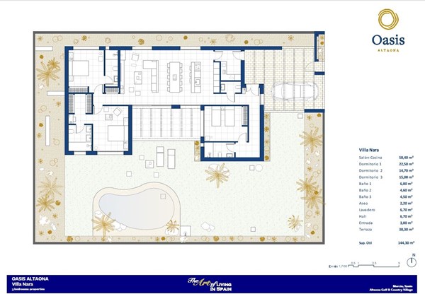 Avenida del Mundo 10N, 30155 Murcia - Nara plattegrond.JPG