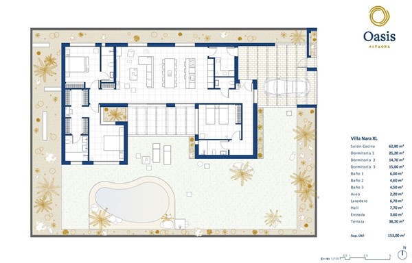 Avenida del Mundo 10N, 30155 Murcia - Nara XL plattegrond.JPG