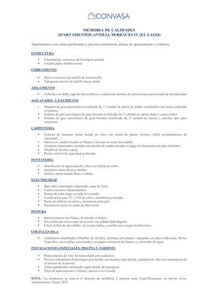 Brochure preview - LIST OF SPECIFICATIONS, ANTILIA IV (EL LAGO).pdf