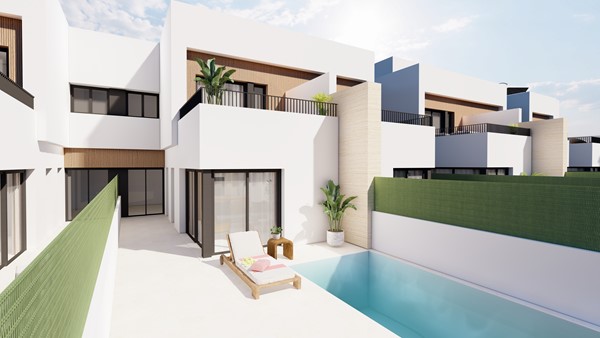 Villa Rosa Morada, SANTIAGO DE LA RIBERA
3 bed, 3 of 2 bad