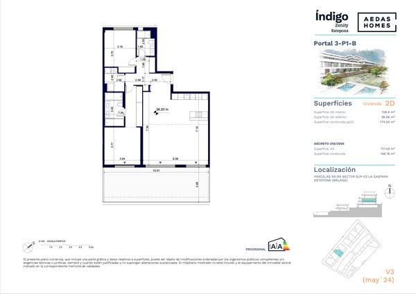 Calle Capri 22I, 29693 Estepona - Portal 3-P1-B-Cotas.jpg