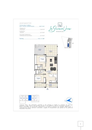 Calle Infanta Cristina 40B3, 30710 Los Alcázares - Plattegrond.jpg