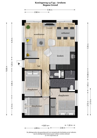 Koningsweg 14V 43, 6816 TC Arnhem - 