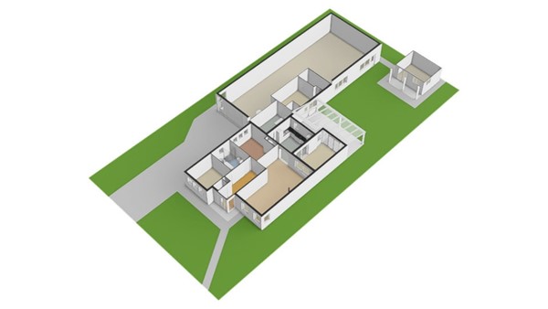 Floorplan - Korte Bunder 7, 4741 TV Hoeven