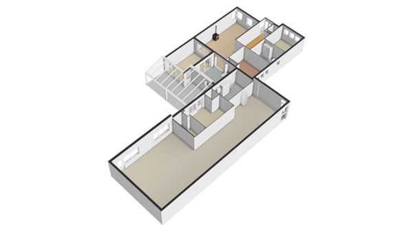 Floorplan - Korte Bunder 7, 4741 TV Hoeven