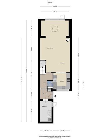 Floorplan - Desmijndijk 95, 4706 GS Roosendaal