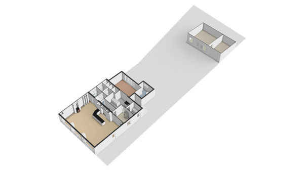 Floorplan - Onze Lieve Vrouwestraat 112, 4735 AG Zegge