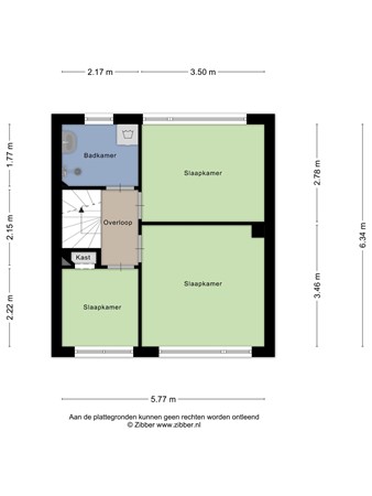 Floorplan - Van Boutershemstraat 28, 4651 LV Steenbergen