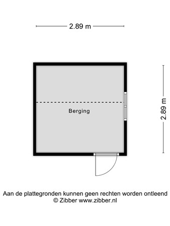 Floorplan - Van Boutershemstraat 28, 4651 LV Steenbergen