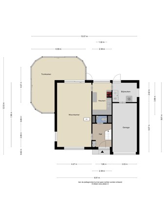Floorplan - Kleine Heistraat 16A, 4884 ME Wernhout