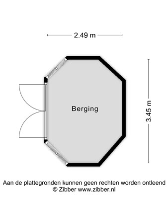 Floorplan - Kleine Heistraat 16A, 4884 ME Wernhout