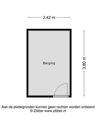 Floorplan - Gerard ter Borchstraat 44, 4703 NN Roosendaal