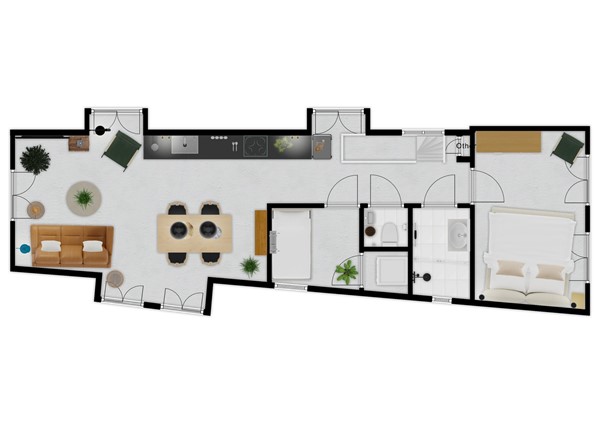 Floorplan - Raamstraat 33L, 1016 XL Amsterdam