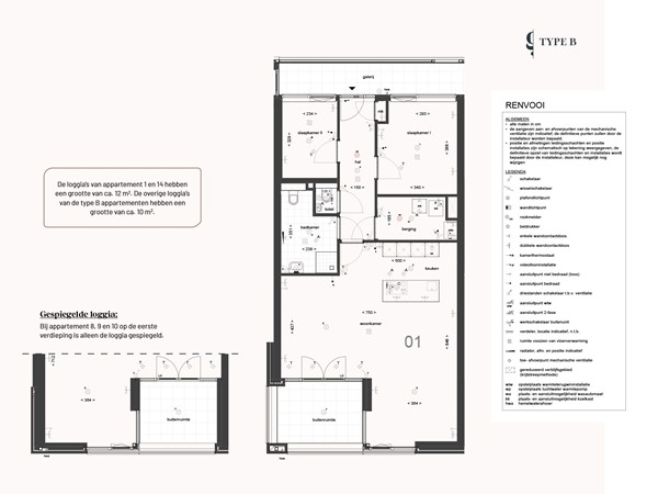 Floorplan - President Kennedysingel Bouwnummer 2, 6137 AB Sittard