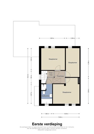 Floorplan - Bronkstraat 39, 6413 BZ Heerlen