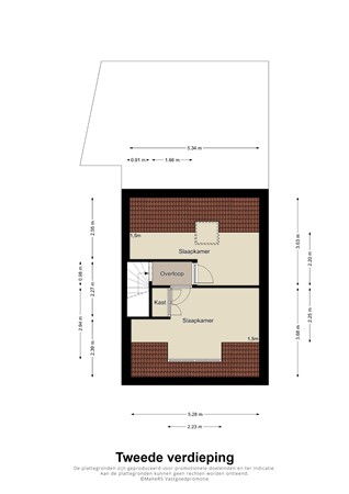 Floorplan - Heidestraat 59, 6163 VS Geleen