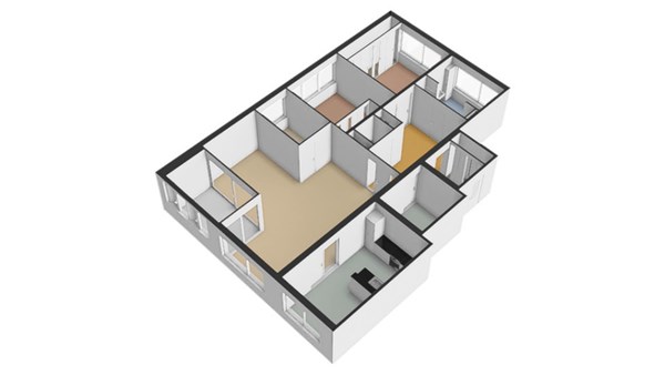 Floorplan - Tommaso Albinonistraat 42, 1083 HM Amsterdam