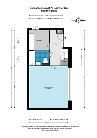 Schaarbeekstraat 79, 1066 WH Amsterdam - Schaarbeekstraat 79 - Amsterdam - Begane grond - 2D .jpeg