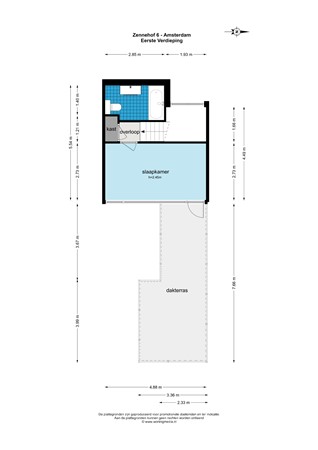 Zennehof 6, 1066 WT Amsterdam - Zennehof_6_-_Amsterdam_-_eerste_verdieping_-_2d.png