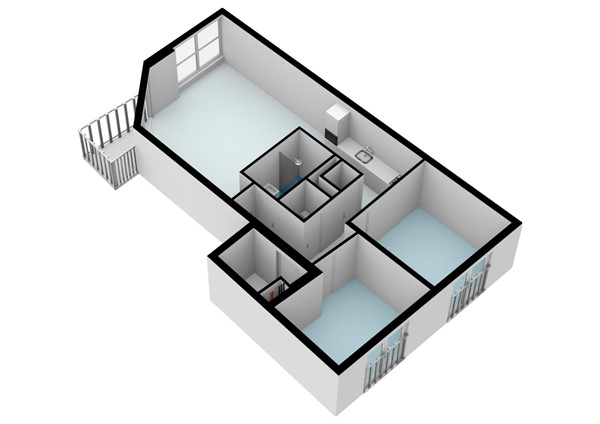 Blankenbergestraat 29, 1066 TK Amsterdam - Blankenbergestraat 29 - Amsterdam - Derde verdieping - 3D_2.jpg