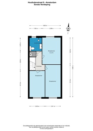 Houthalenstraat 9, 1066 LN Amsterdam - Houthalenstraat 9 - Amsterdam - Eerste verdieping - 2D.jpg