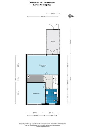 Denderhof 14, 1066 WS Amsterdam - Denderhof 14 - Amsterdam - Eerste verdieping - 2D.jpg