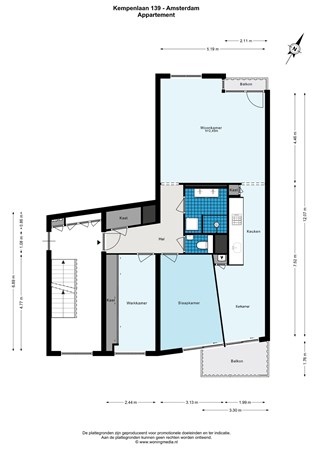 Kempenlaan 139, 1066 RB Amsterdam - Kempenlaan 139 - Amsterdam - Appartement - 2D.jpg