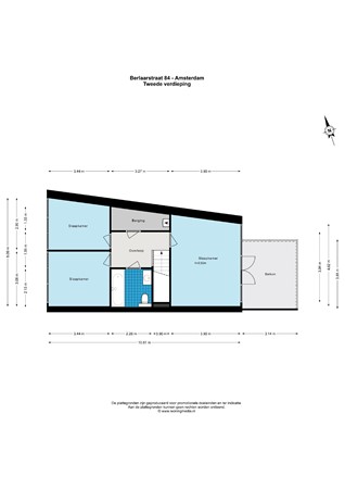 Berlaarstraat 84, 1066 SL Amsterdam - Berlaarstraat 84 - Amsterdam - Tweede verdieping - 2D.jpg