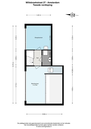 Willebroekstraat 27, 1066 WE Amsterdam - Willebroekstraat 27 - Amsterdam - Tweede_verdieping - 2D.jpg