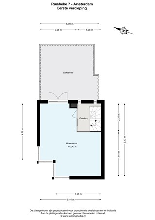 Rumbeke 7, 1066 SZ Amsterdam - Rumbeke 7 - Amsterdam - 1e_verdieping - 2D.jpg