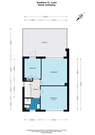 Graafland 12, 1251 NJ Laren - Graafland 12 - Laren - 1e_verdieping - 2D.jpg