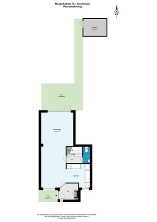 Maaseikstraat 16, 1066 LX Amsterdam - Maaseikstraat 16 - Amsterdam - Perceeltekening.jpg
