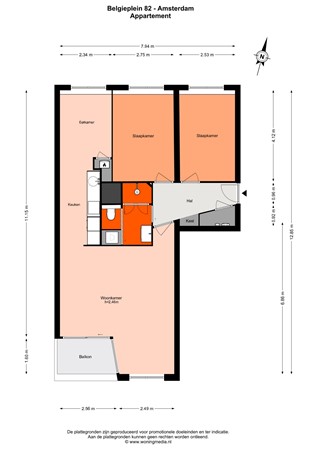 Belgiëplein 82, 1066 SC Amsterdam - 