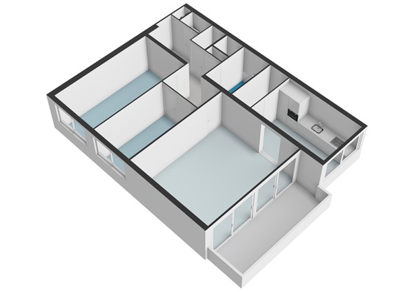 Chet Bakerstraat 185, 1066 GJ Amsterdam - Chet Bakerstraat 185 - Amsterdam - Appartement - 3D  _2.jpg