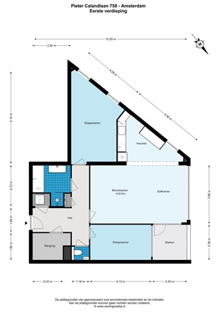 Pieter Calandlaan 758, 1060 TX Amsterdam - Pieter Calandlaan 758 - Amsterdam - 1e_verdieping - 2D.jpg