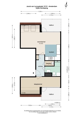 Jacob van Lennepkade 121E, 1054 ZJ Amsterdam - 