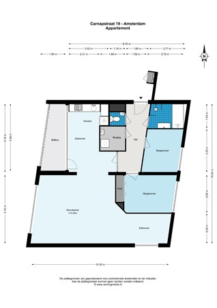 Carnapstraat 19, 1062 KV Amsterdam - Carnapstraat 19 - Amsterdam - Appartement - 2D.jpg
