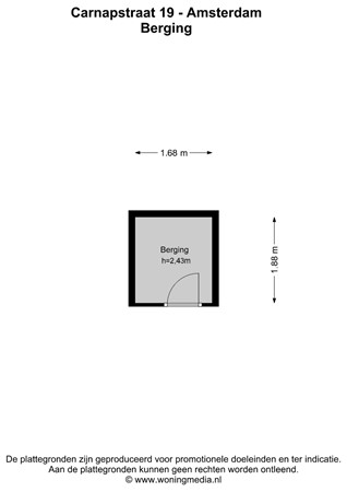 Carnapstraat 19, 1062 KV Amsterdam - Carnapstraat 19 - Amsterdam - Berging - 2D.jpg