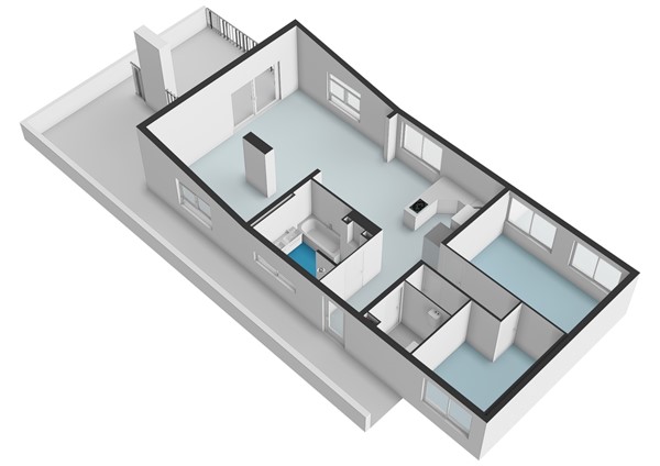 Henegouwenstraat 122, 1066 DH Amsterdam - Henegouwenstraat 122 - Amsterdam - Appartement - 3D  _2.jpg