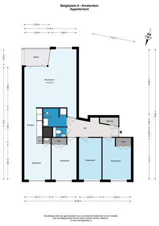 Belgiëplein 8, 1066 SC Amsterdam - 