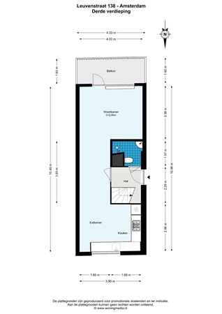 Leuvenstraat 138, 1066 HD Amsterdam - Leuvenstraat 138 - Amsterdam - 3e_verdieping - 2D.jpg