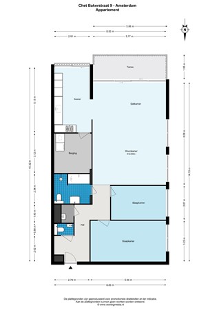 Chet Bakerstraat 9, 1066 GK Amsterdam - Chet Bakerstraat 9 - Amsterdam - Appartement - 2D.jpg