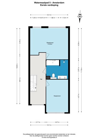 Watermaalpad 5, 1066 WX Amsterdam - Watermaalpad 5 - Amsterdam - 1e_verdieping - 2D.jpg
