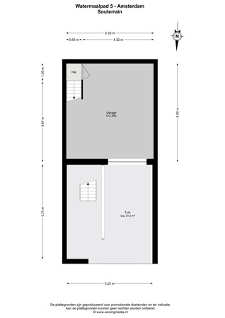 Watermaalpad 5, 1066 WX Amsterdam - Watermaalpad 5 - Amsterdam - Souterrain - 2D.jpg