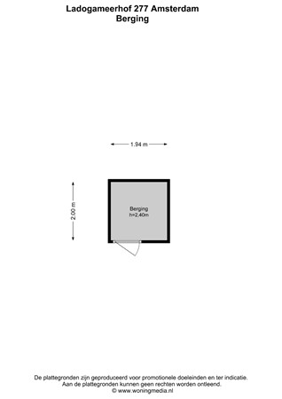 Ladogameerhof 277, 1060 RG Amsterdam - 